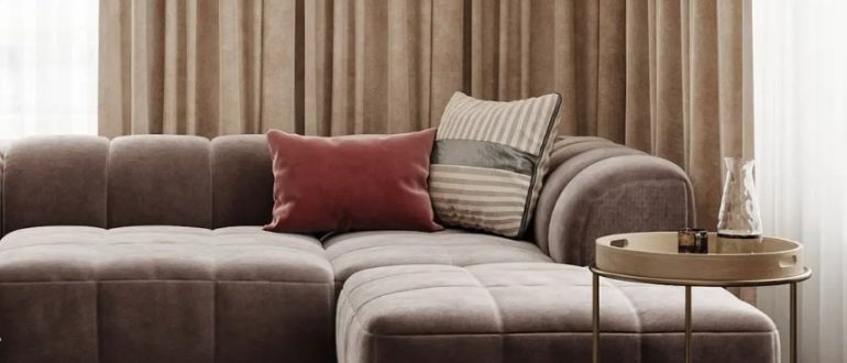 П-образные диваны в стиле минимализм: тренды сезона