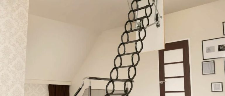 Дизайнерские решения: металлические люки-лестницы, которые не портят интерьер