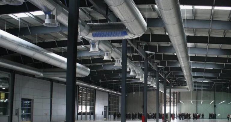 Современные системы промышленной вентиляции для складов и цехов